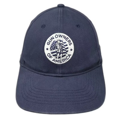 Anvil Gun Owners of America Life Member Baseball Cap Blue One Size Adjustable