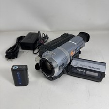 Sony Handycam DCR-TRV140 Digital 8 Camcorder Video Camera w Power Cable TESTED