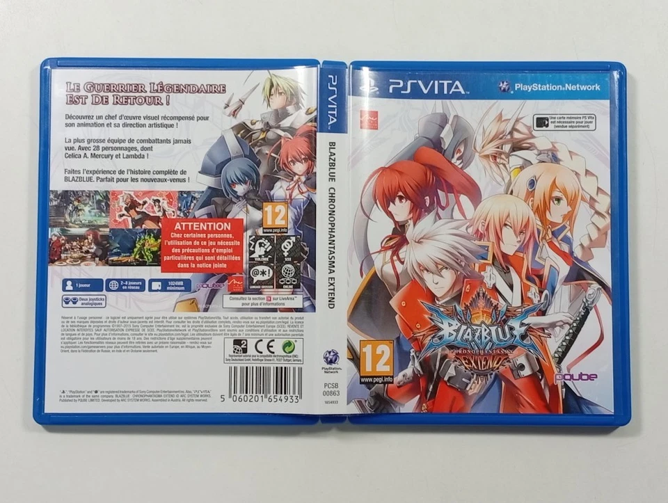 BLAZBLUE CHRONOPHANTASMA EXTEND SONY PLAYSTATION VITA (PSVITA) FR OCCASION - Photo 2/3
