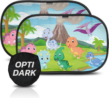 Car Window Shade for Baby with Certified UV-Protection 2 Pack - 20"x12"