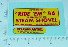 Keystone Ride Em Steam Shovel Stickers KY-019