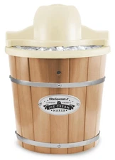 Maxi-Matic EIM-924L 4 quart Old Fashioned Ice Cream Maker, Pine Bucket