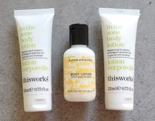 3 thisworks In The Zone Body Lotion + Bumble and Bumble Body Lotion - All Skins