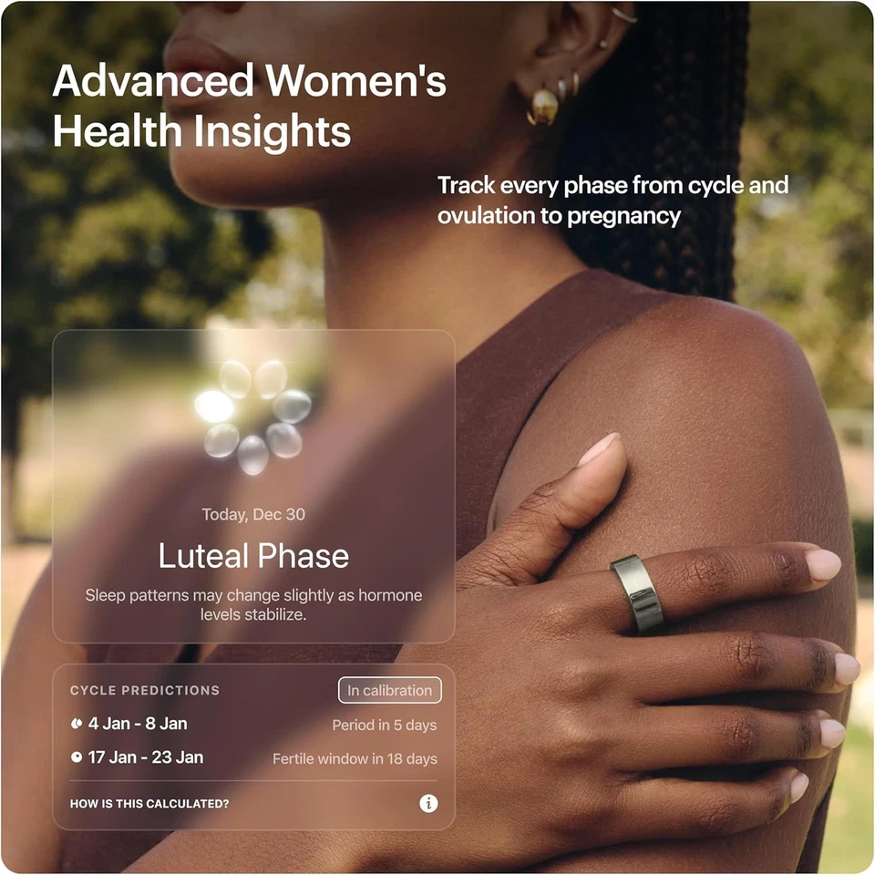 ULTRAHUMAN Ring AIR Sleep Fitness Tracker, Smart Ring for Men women silver 11 - Image 4 of 4