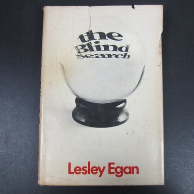 The Blind Search Lesley Egan 1977 Book Club Edition Mystery Crime Doubleday HCDJ