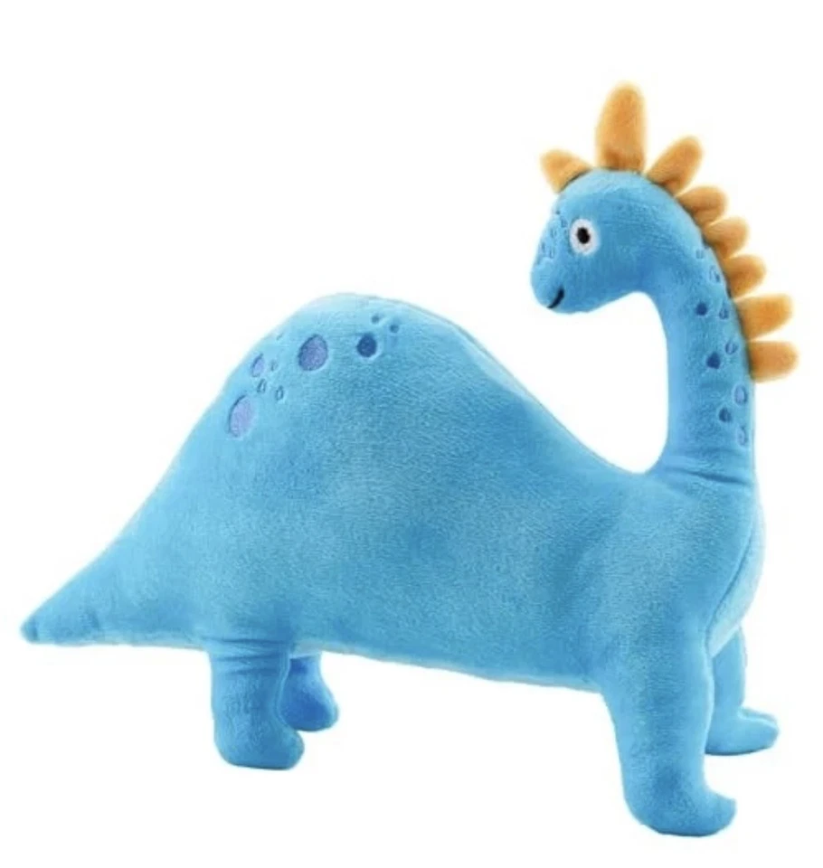 Juego de cama de cuna de 4 piezas para niños niñas, ropa de cama infantil dinosaurio azul Foto 3 de 4