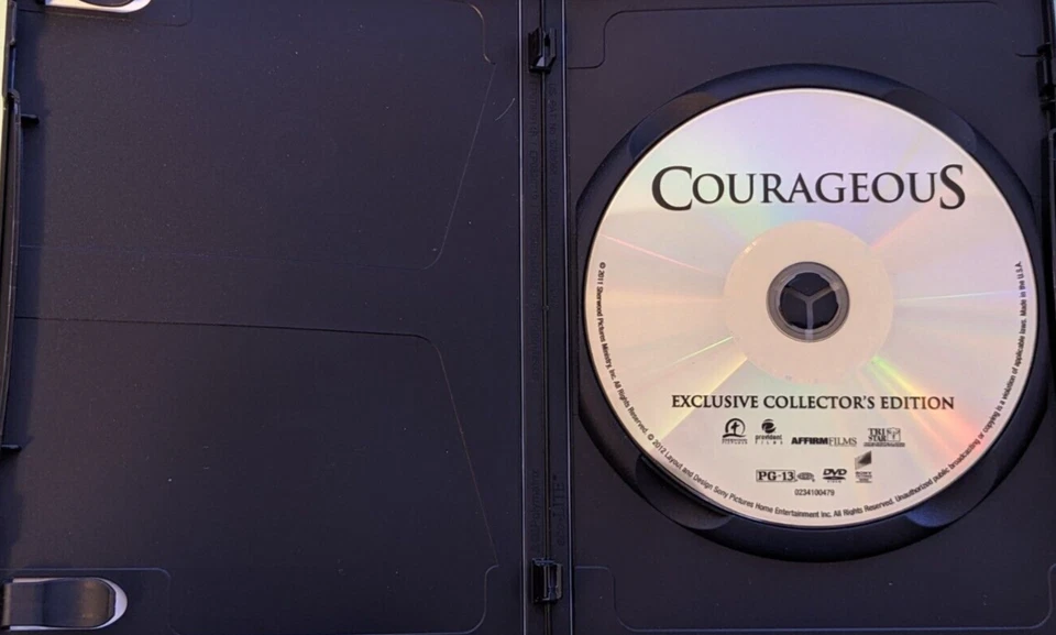 Courageous (DVD, 2012, Canadian) - Image 3 of 3