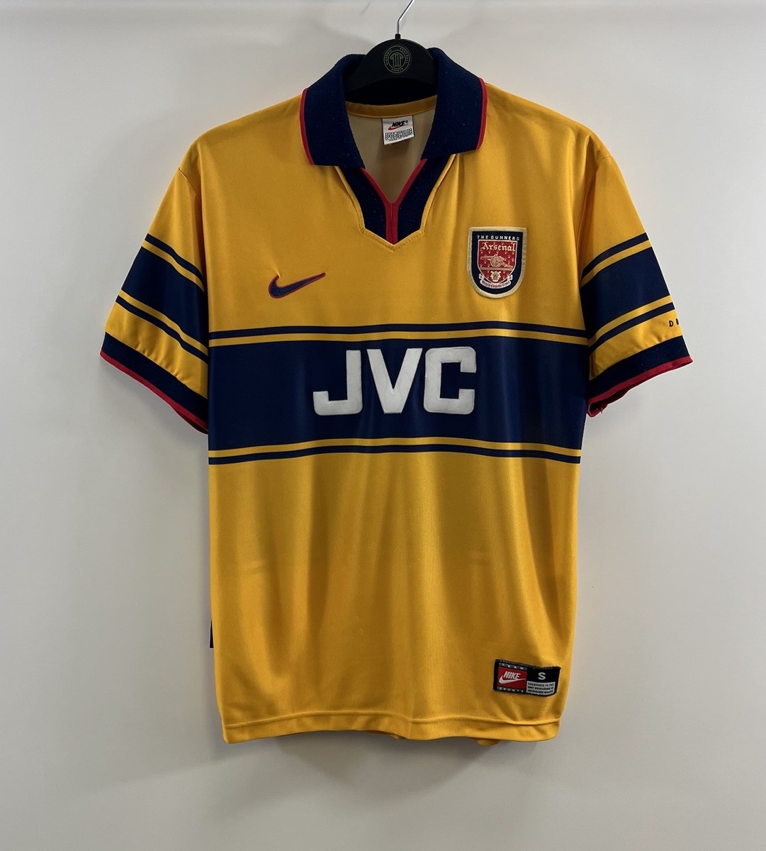 Arsenal Away Football Shirt 1997/99 Adults Small Nike I756 | eBay