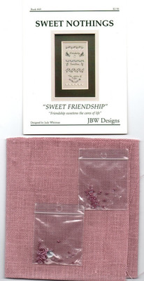 JBW DESIGNS / MILL HILL SWEET NOTHINGS KREUZSTICH-SET - SÜSSE FREUNDSCHAFT - NEU