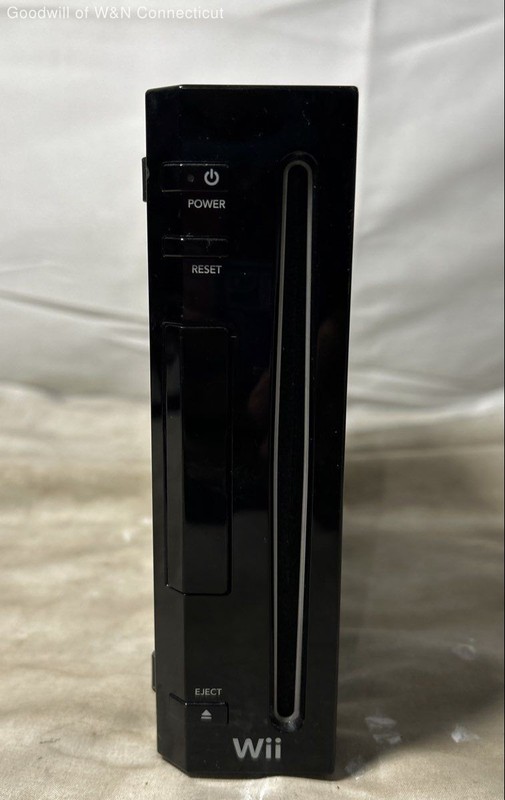 Nintendo Wii Console Black RVL-001 GameCube Backward Compatible Not Tested