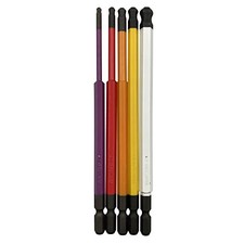 ANEX Color Bit Ball Point Single Head 150mm with Storage Set of 5 3/4/5/6/8mm