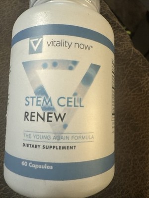Unflavored Stem Cell Renew Capsules: Rejuvenate Your Body & Mind - 30-Day Supply
