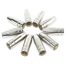 10Pcs Conical Nozzle Shield Cup Gas Nozzle For MB 15AK MIG MAG CO2 Welding Torch