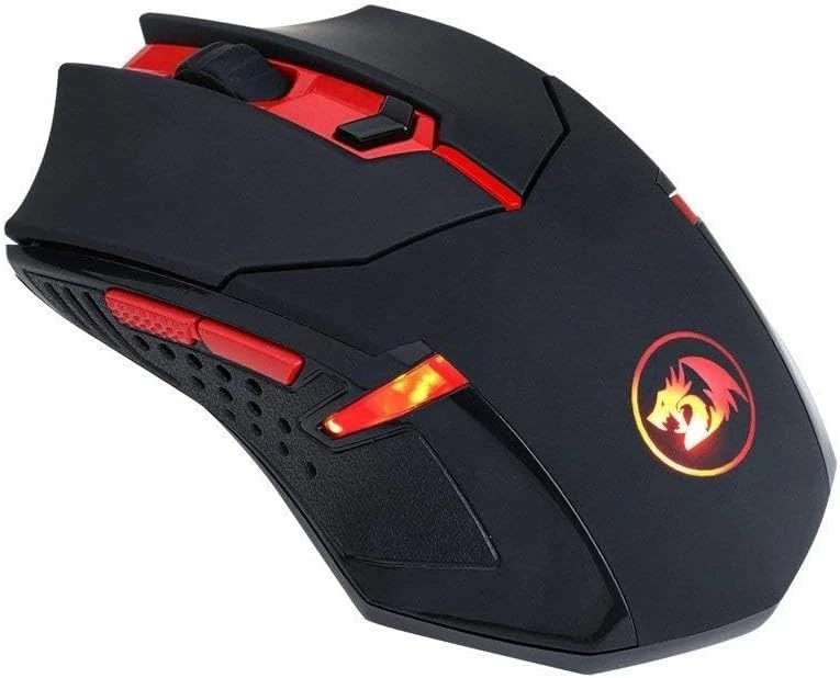 Redragon M601-WL-BA Wireless Gaming Mouse and Mouse Pad Combo, Ergonomic MMO 6 B - Image 4 of 4