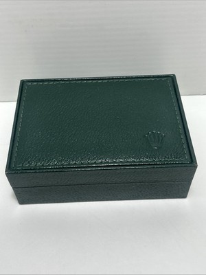 Vintage Rolex Green Watch Box Case Wood 68.00.55 Montres Rolex S.A. Geneve