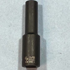 Grey Pneumatic 2012D 3/8” 6pt. 1/2” Drive Deep Impact Socket