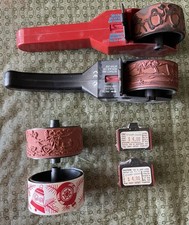Stampin Up 2 Rollers With 4 Different stamps For Rollers