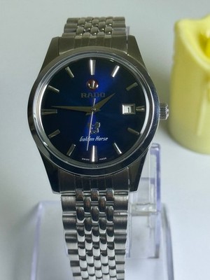 Rado Golden Horse Blue Dial Automatic Men's Watch Classic Wristwatch
