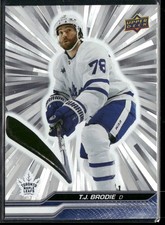 2023-24 Upper Deck T.J. Brodie Outburst Silver #170 Toronto Maple Leafs