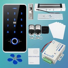 Waterproof Door Lock 13.56MHz IC Fingerprint Access Control System Doorbell