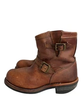 Chippewa Engineer Boots Us8 Brw Leather 91067 KfS76