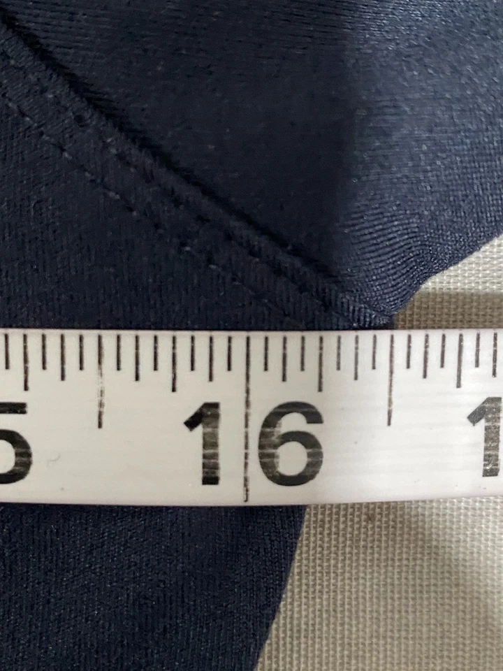 Chaqueta Jockey Mujer Atlética Yoga Gimnasio Azul Marino Cremallera Completa Cuello Simulado Talla XS Foto 3 de 4