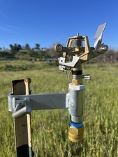 T-POST SPRINKLER & MADE IN SPAIN 1/2" BRASS IMPACT SPRINKLER COMMERCIAL QUALITY