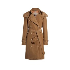 206 800 Burberry Lined Detachable Hood Trench Coats Women's