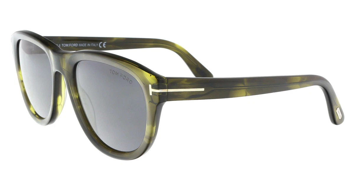 Tom Ford FT0520 S 98A BENEDICT Green Round Sunglasses 664689847730