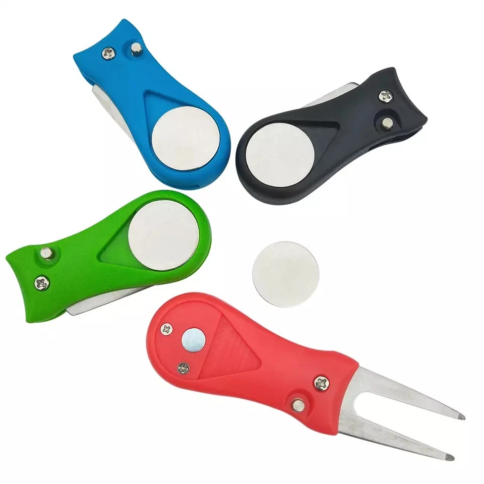 Golf Ball Marker Repairer Pitch magnetic mark Divot Repair Blade Tool AU Stock - image 2 of 4