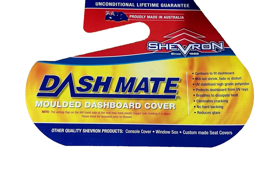 Коврик для приборной панели для Ford Cortina GT Mark 11 1967-1968 годов выпуска от Shevron DM1696 черный - Изображение 2 из 4