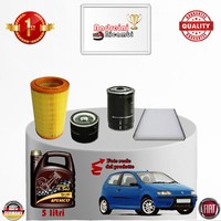 Inspektionskit Filter + ÖL Xfiat Punto II 1.9 JTD 59KW 80CV Von 2002-> 2003
