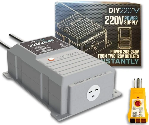 DIY220 Quick Connect 220V Power Supply, Power 208-240 Volts from Two Separate 11