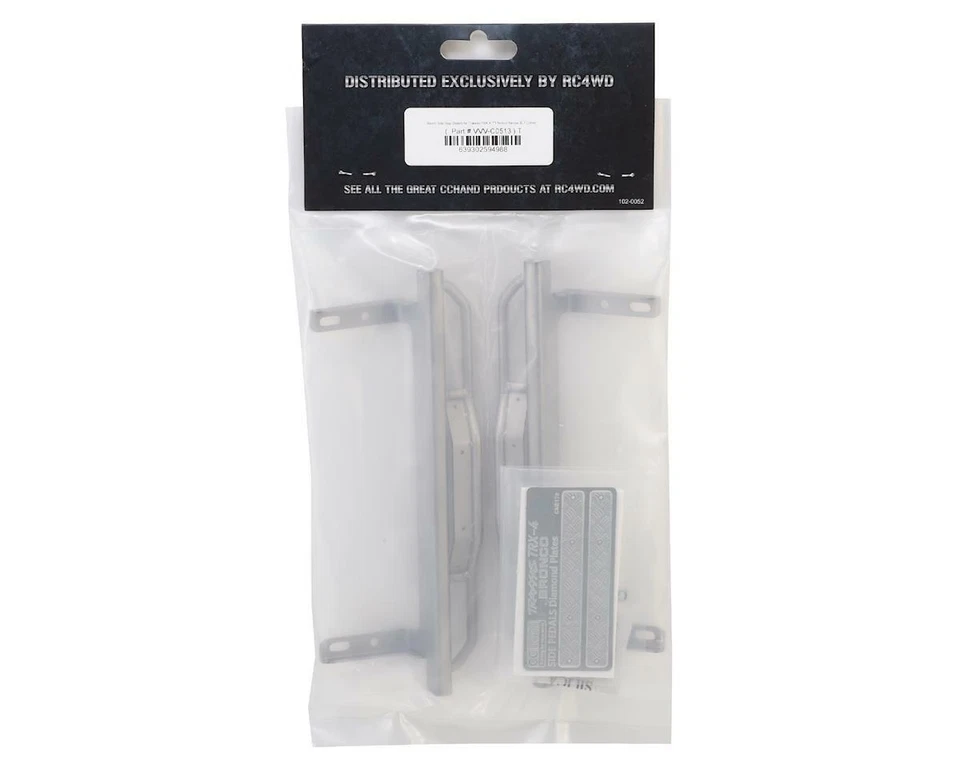 RC4WD CChand Ranch Side Step Sliders for Traxxas TRX-4 Bronco (Silver) - Image 2 of 3