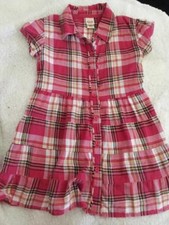 Girl plaid red summer dress/shir, button up - short sleeves MOSSIMO Supply Co