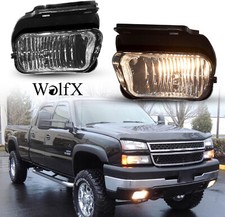 Bumper Fog Lights Lamps For 2003-2006 Chevy Silverado 1500 2500 3500 Leftright