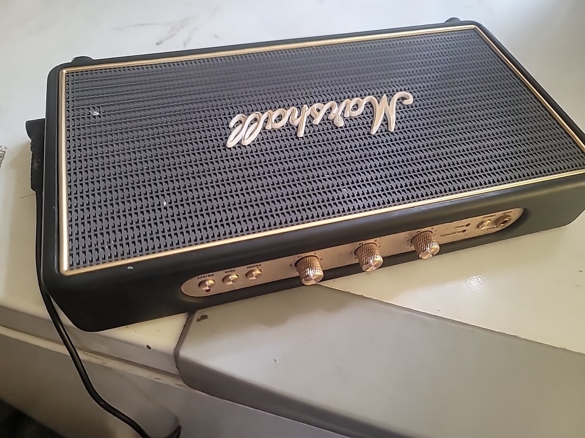 Marshall Stockwell 25W Portable Bluetooth Speaker Black Confirmed