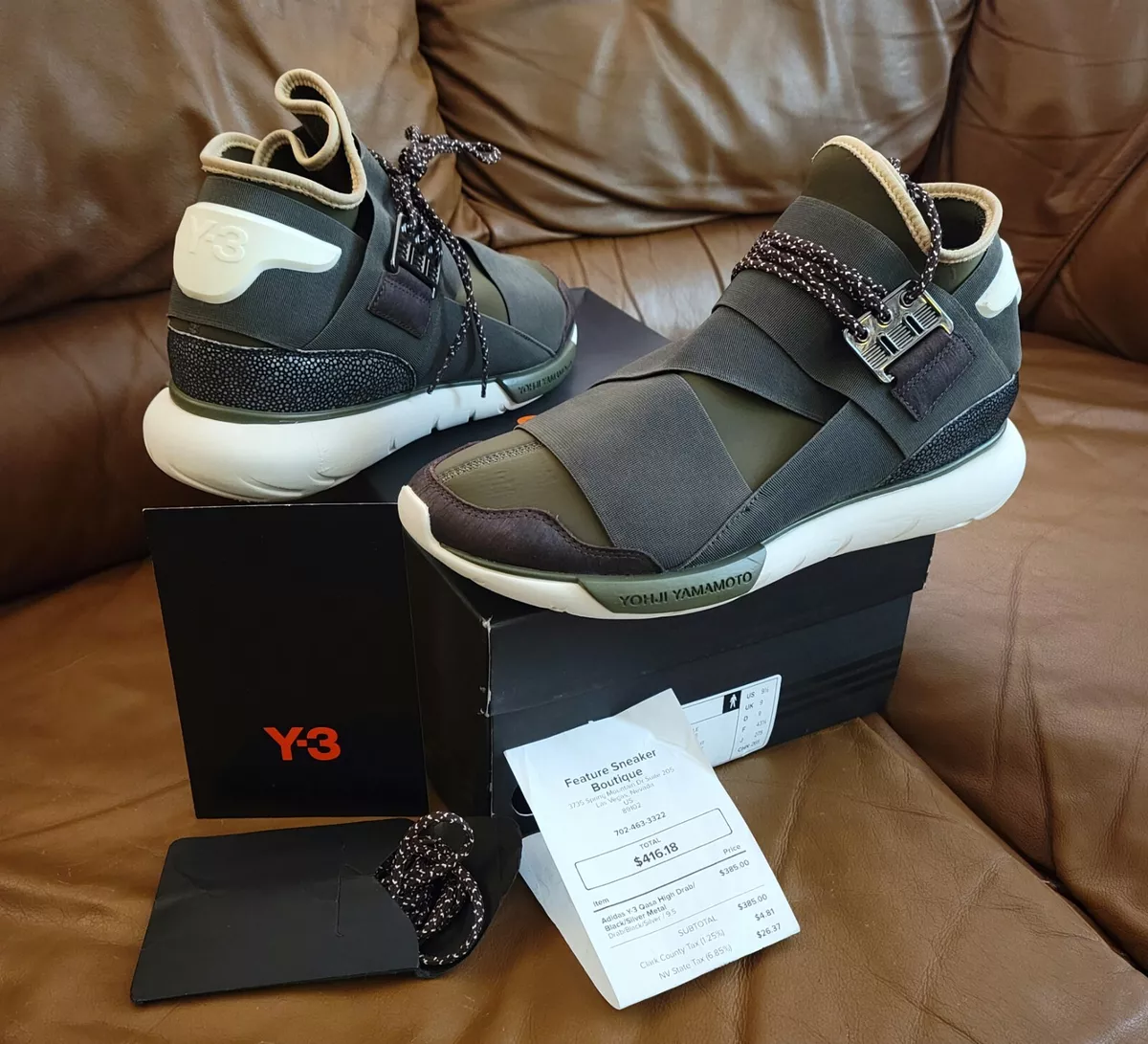 Men&#039;s Adidas Qasa High Yohji Yamamoto Olive Green Size 9.5 | eBay