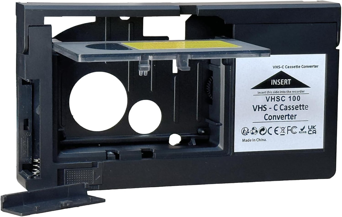 HQ VHS-C-Adapter (Let Op: Niet Geschikt Voor Video8, Hi8, DV, Enz.), Alleen Voor Vhs-Capter