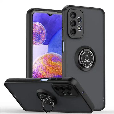 Schutzhülle für Samsung Galaxy A71 Handy Hülle Case Cover Bumper Ring Magnet