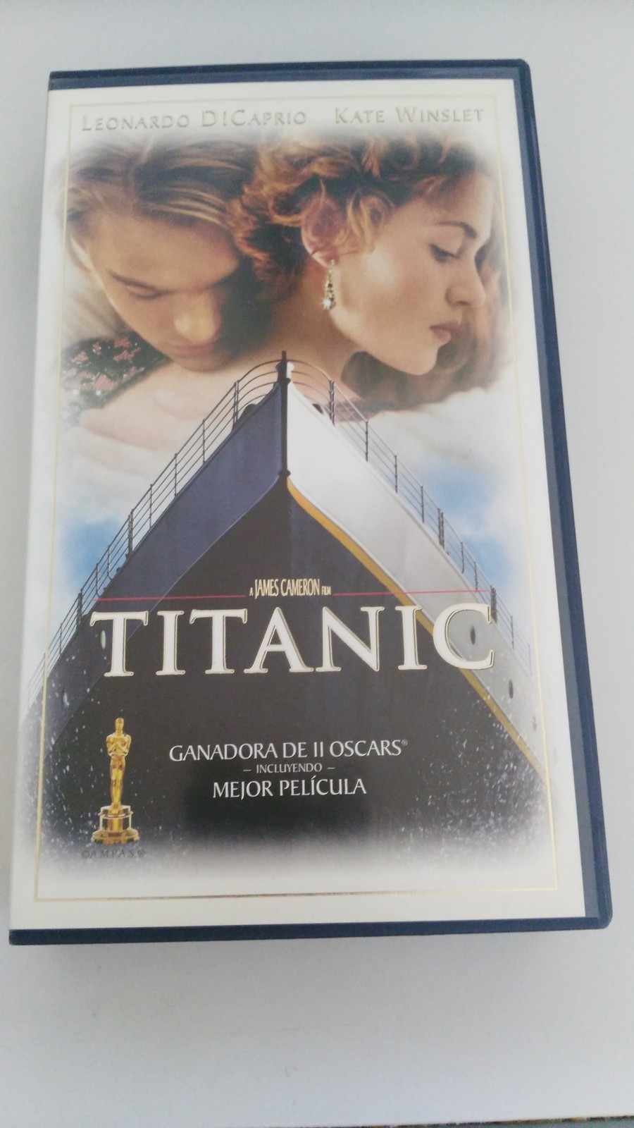 Titanic Leonardo DiCaprio Kate Winslet James Cameron - VHS Español 2T