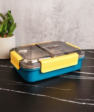 Bento Box aus Edelstahl mit zwei Fächern, Au...