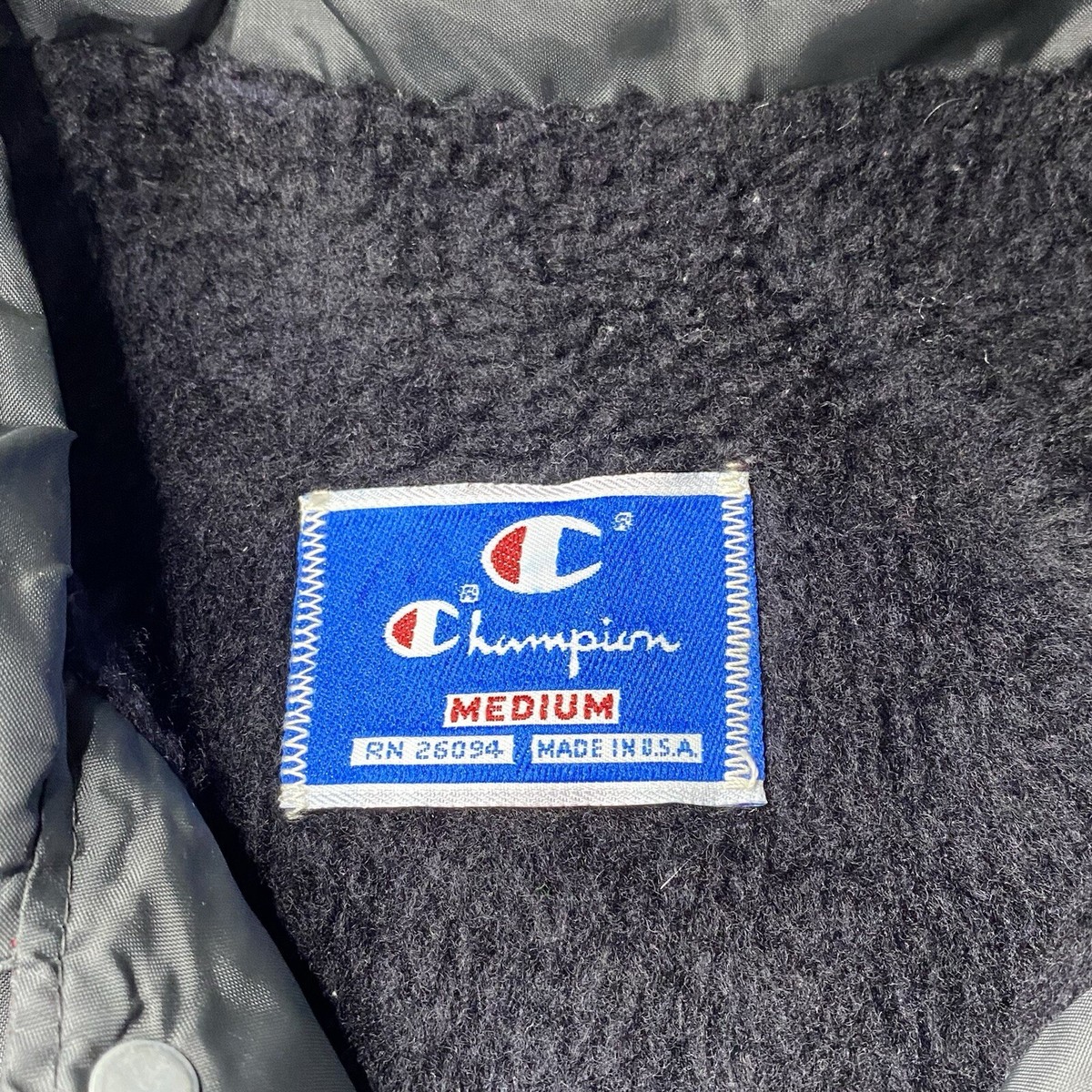Vintage 80s Champion Jacket Made In U.S.A Medium Glass