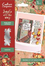 CRAFTERS COMPANION METAL CUTTING DIE - JINGLE BELLS AND BOWS