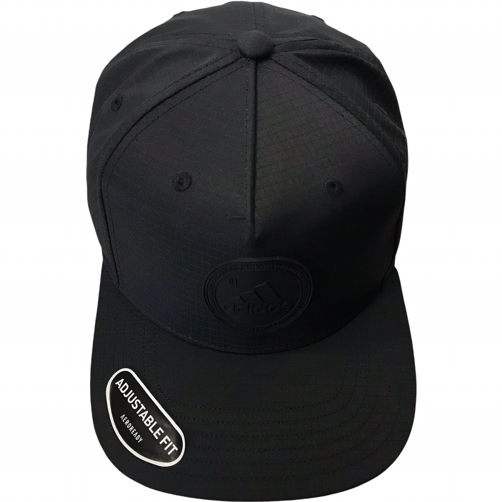 Adidas Affiliate II Black On Black Tonal Adjustable SnapBack Cap Hat