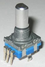 CUI Rotary Encoder with Momentary Switch - 12 Detents - 360 Degree - PCB Mount