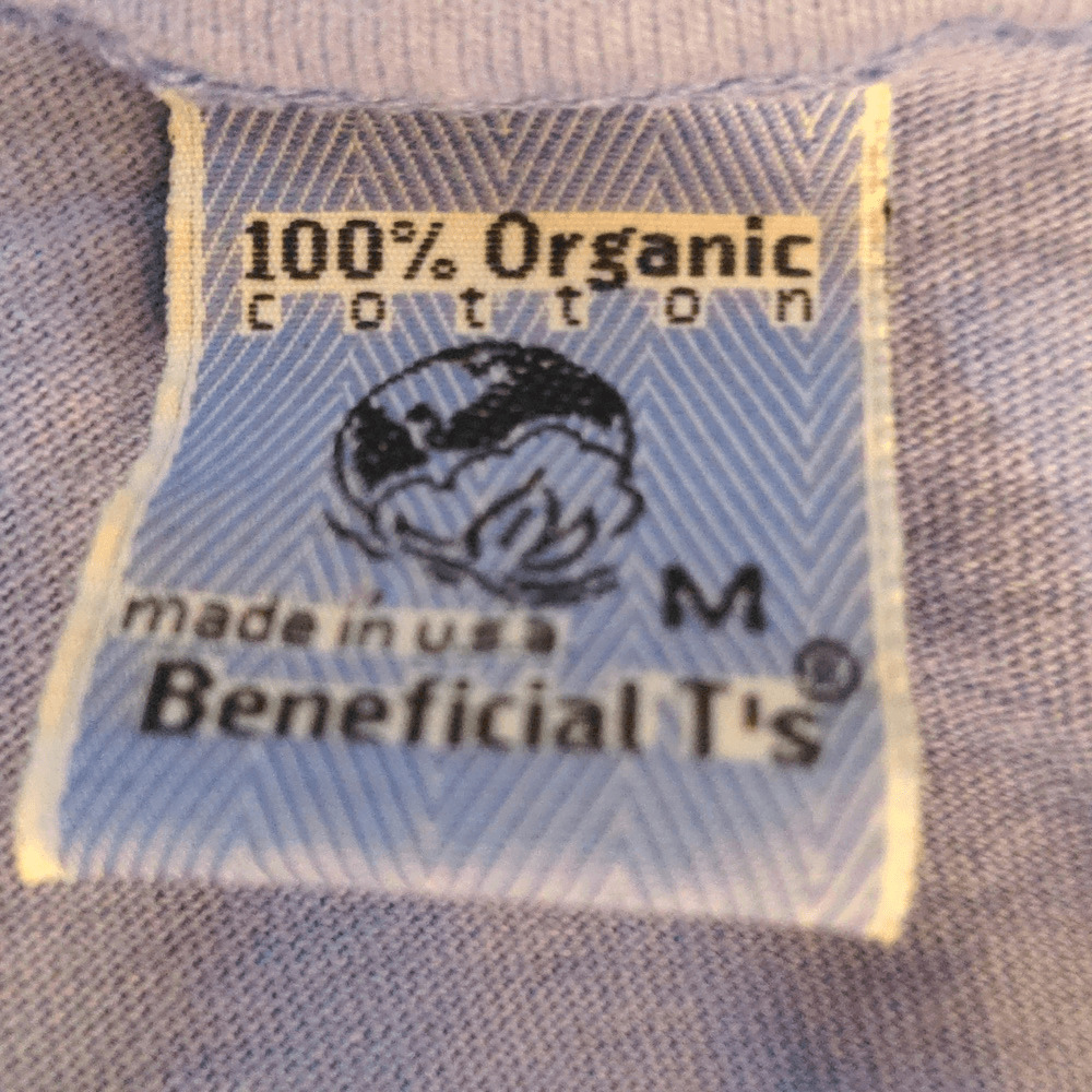 Vintage organic cotton lavender cat shirt - image 4