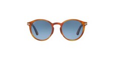 Persol Po3171s Panto Sunglasses Terra Di Siena/Azure Gradient Blue