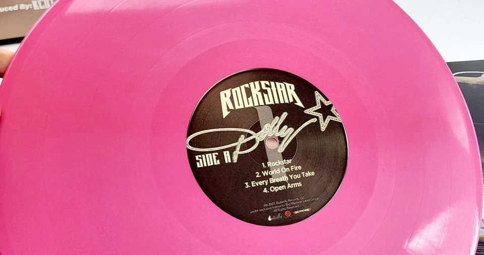 Dolly Parton  Rockstar Pink Vinyl Box Set 4 LP Missing 2nd Disc Includes Booklet - Image 4 of 4