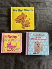 Baby First Word Board Books X3